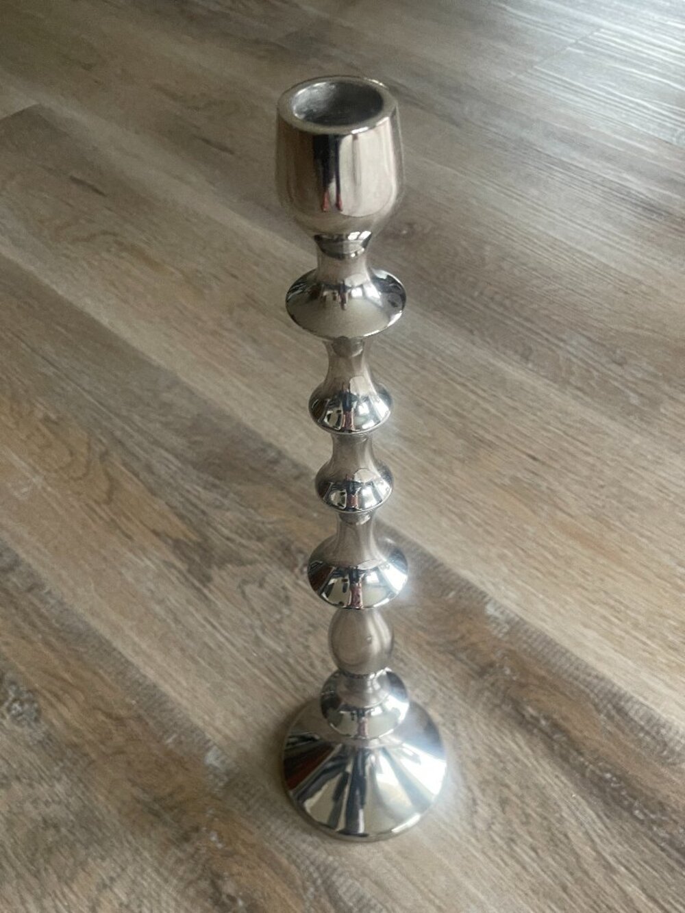 SIA Silver Candlestick Holder